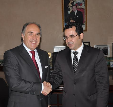 L’alcalde de Algeciras José Ignacio Landaluce en visite à Tanger