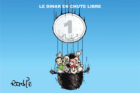 Le dinar algérien en chute libre