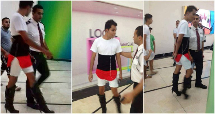 Un travesti fait le buzz dans un centre commercial