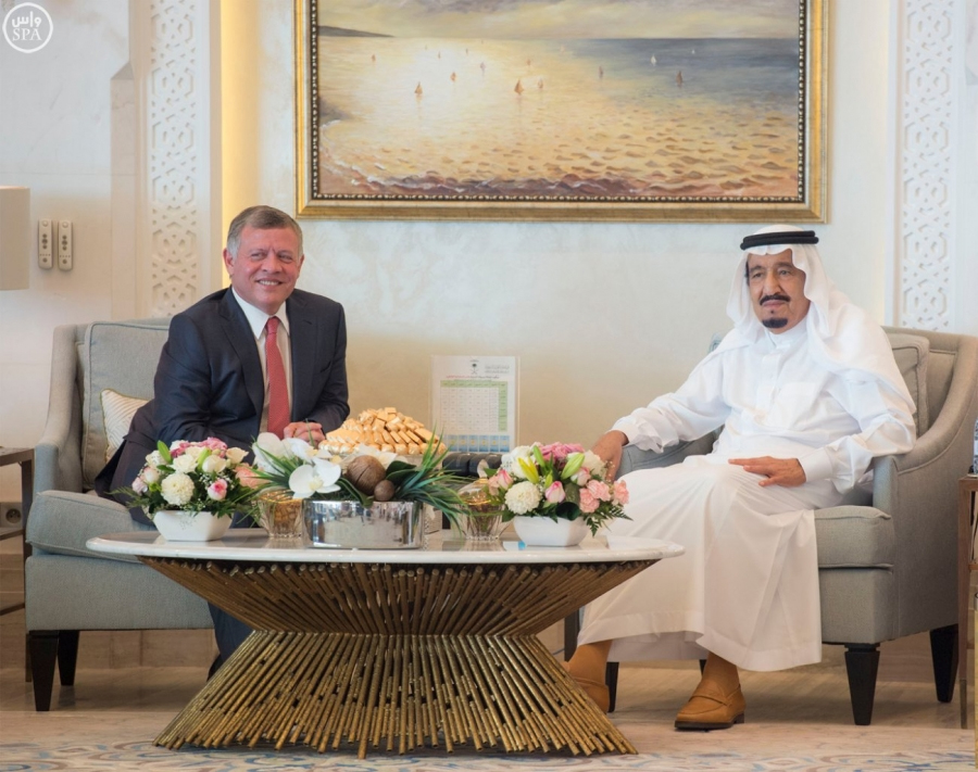 SM le Roi Abdallah II de Jordanie rend visite à SM le Roi Salman à Tanger