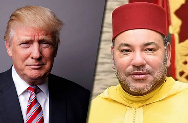 Le Roi Mohammed VI félicite Donald Trump