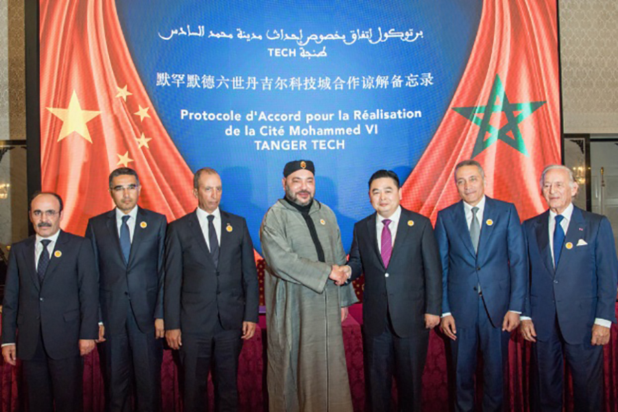 Le Roi lance à Tanger, le projet de création de la ville chinoise : « Cité Mohammed VI Tanger Tech »