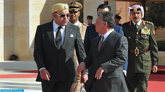 Les Rois Mohammed VI et Abdallah II inaugurent la manifestation “L’Afrique en Capitale”.