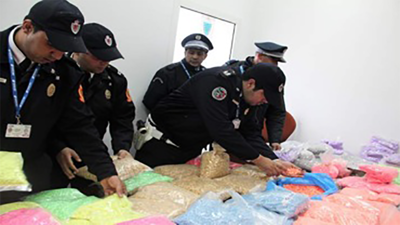 Trafic de drogue : Saisies-records de 568000 comprimés d&rsquo;ecstasy à Tanger Med et 49000 à Nador