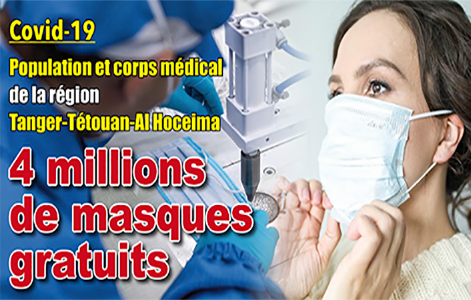 4 millions de masques gratuits distribués aux habitants du nord du royaume