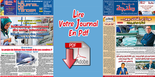 Lire votre Journal de Tanger du 30 Mai 2020 en PDF