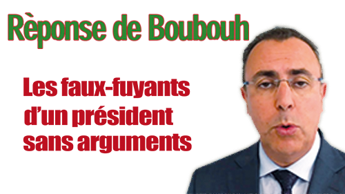 Réponse de Boubouh : Les faux-fuyants d’un président sans arguments