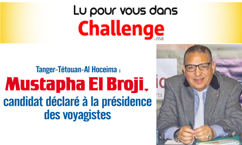 Mustapha El Broji, candidat déclaré à la présidence des voyagistes..