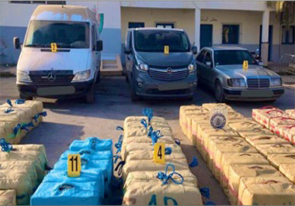 Dar El Kebdani Avortement d’une opération de trafic de drogue