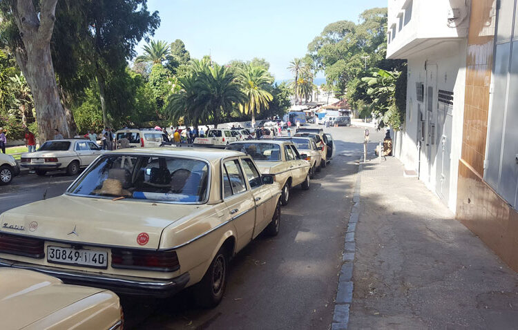 Grève des taxis à Tanger