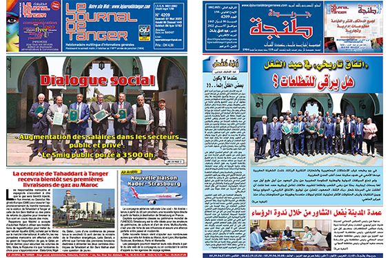 Le Journal de Tanger 07 Mai 2022 en PDF
