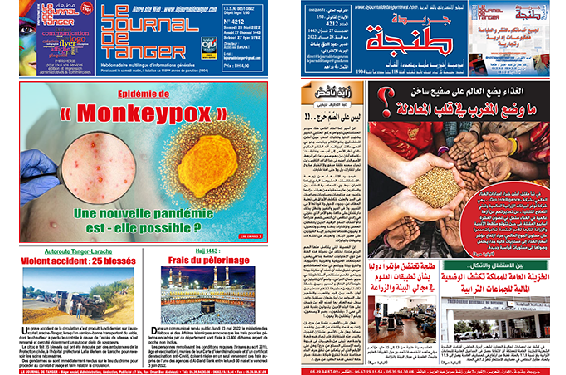 Le Journal de Tanger 28 Mai 2022 en PDF