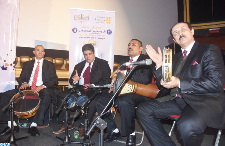 Plein succès à Tétouan, du 11ème Festival international des musiciens non-voyants