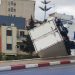 Un dérapage de camion sans grands dégâts