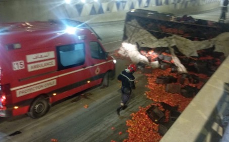 Une personne est décédée dans un accident de renversement de son camion à Tanger.