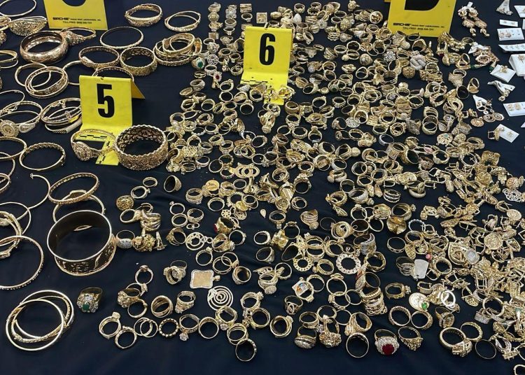 Coup de filet à Tanger : 10 kg d’or volés retrouvés et trois individus arrêtés