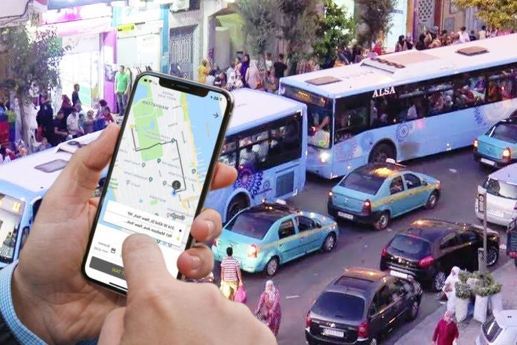 Applications de transport au Maroc