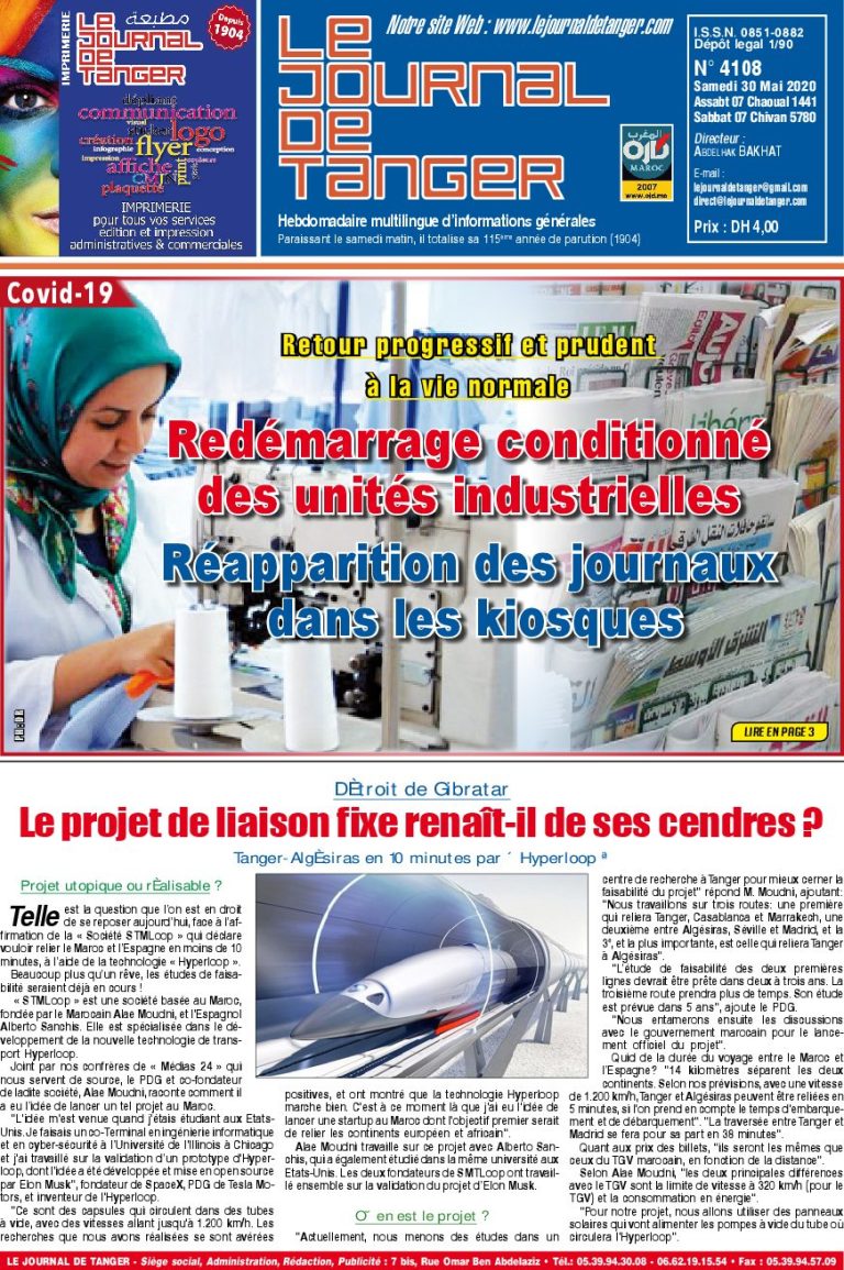 JDT 30 Mai 2020 N° 4108