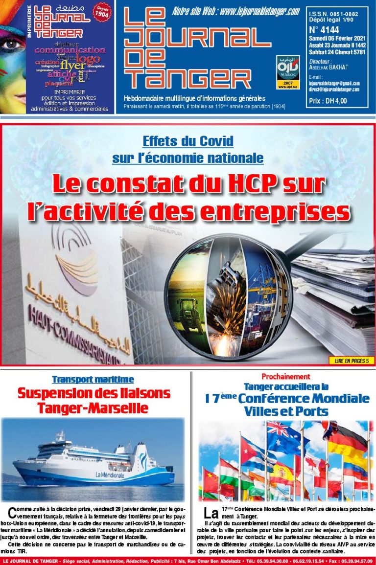 JDT 6 Février 2021 N° 4144