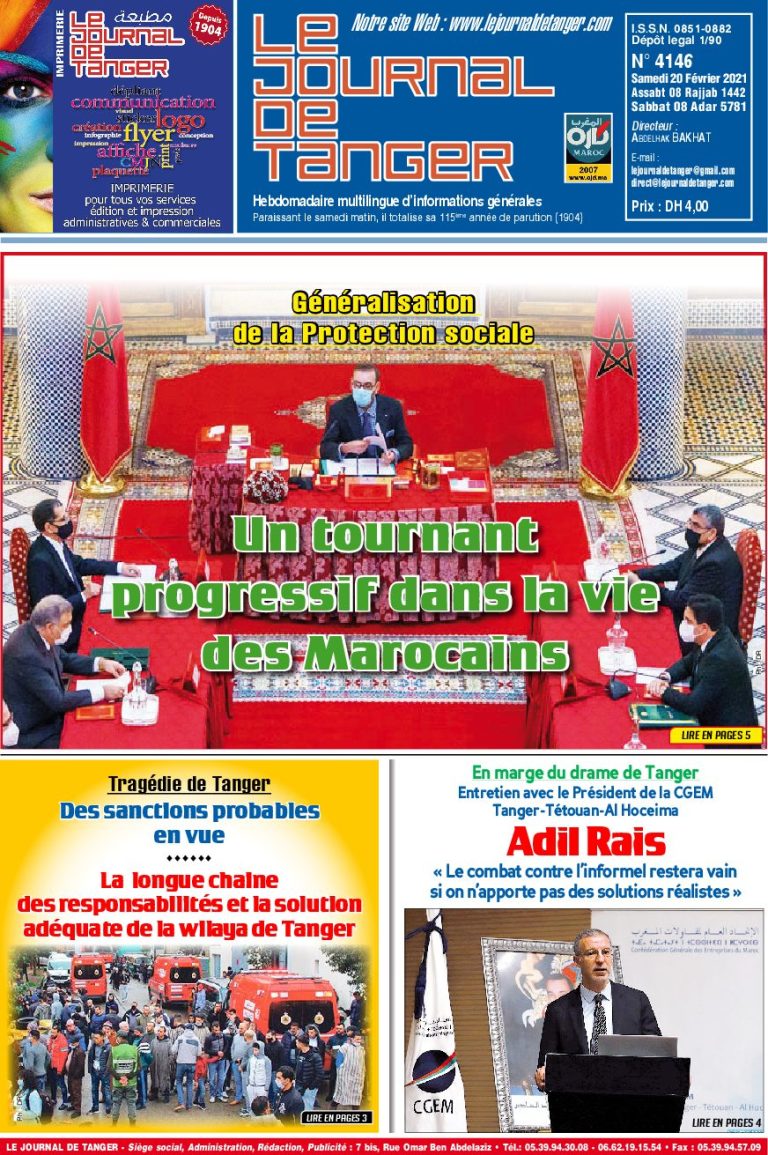 JDT 20 Février 2021 N° 4146