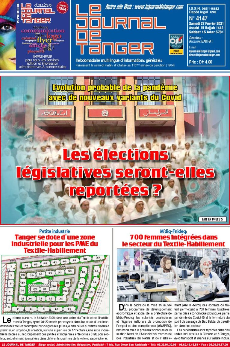JDT 27 Février 2021 N° 4147