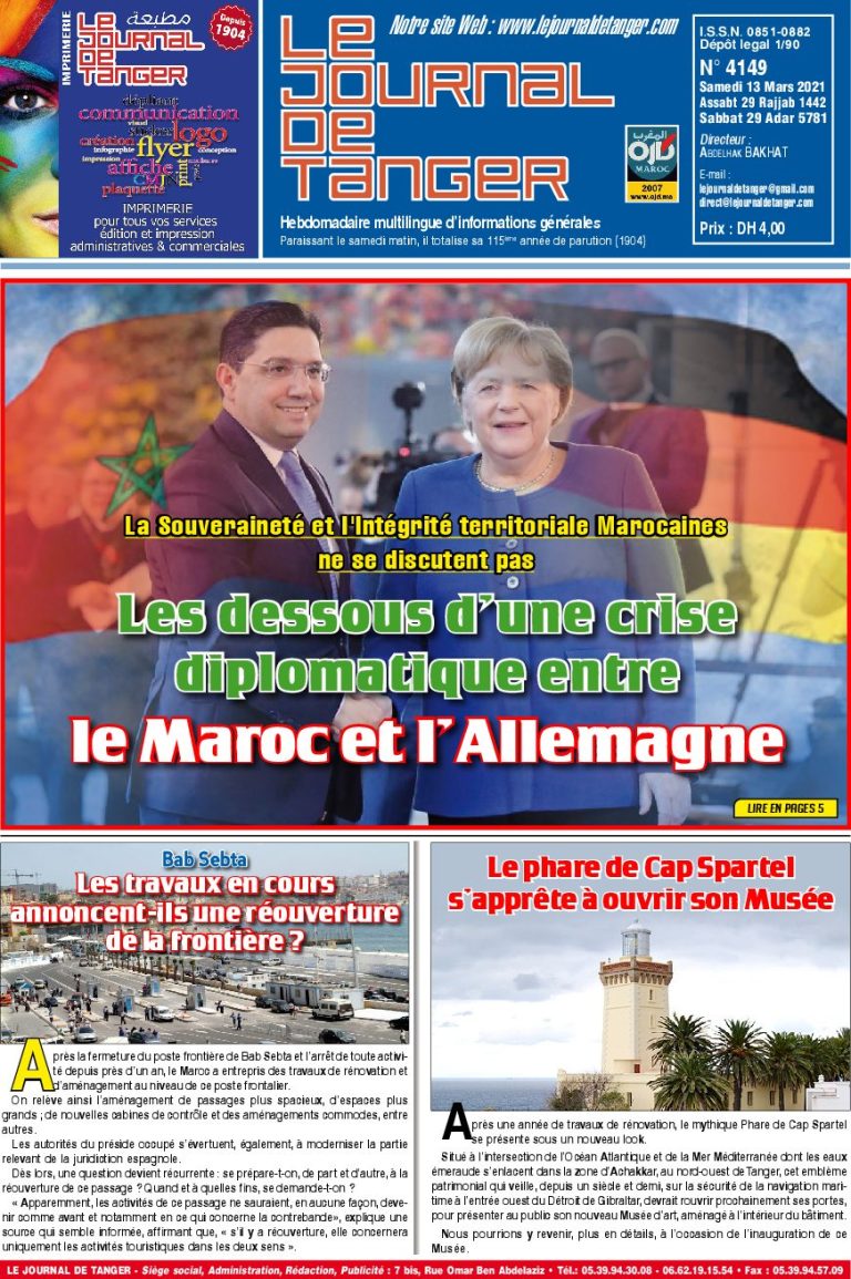 JDT 13 Mars 2021 N° 4149