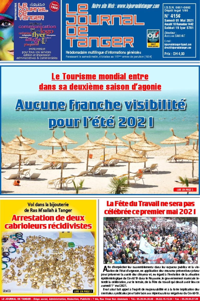 JDT 1 Mai 2021 N° 4156
