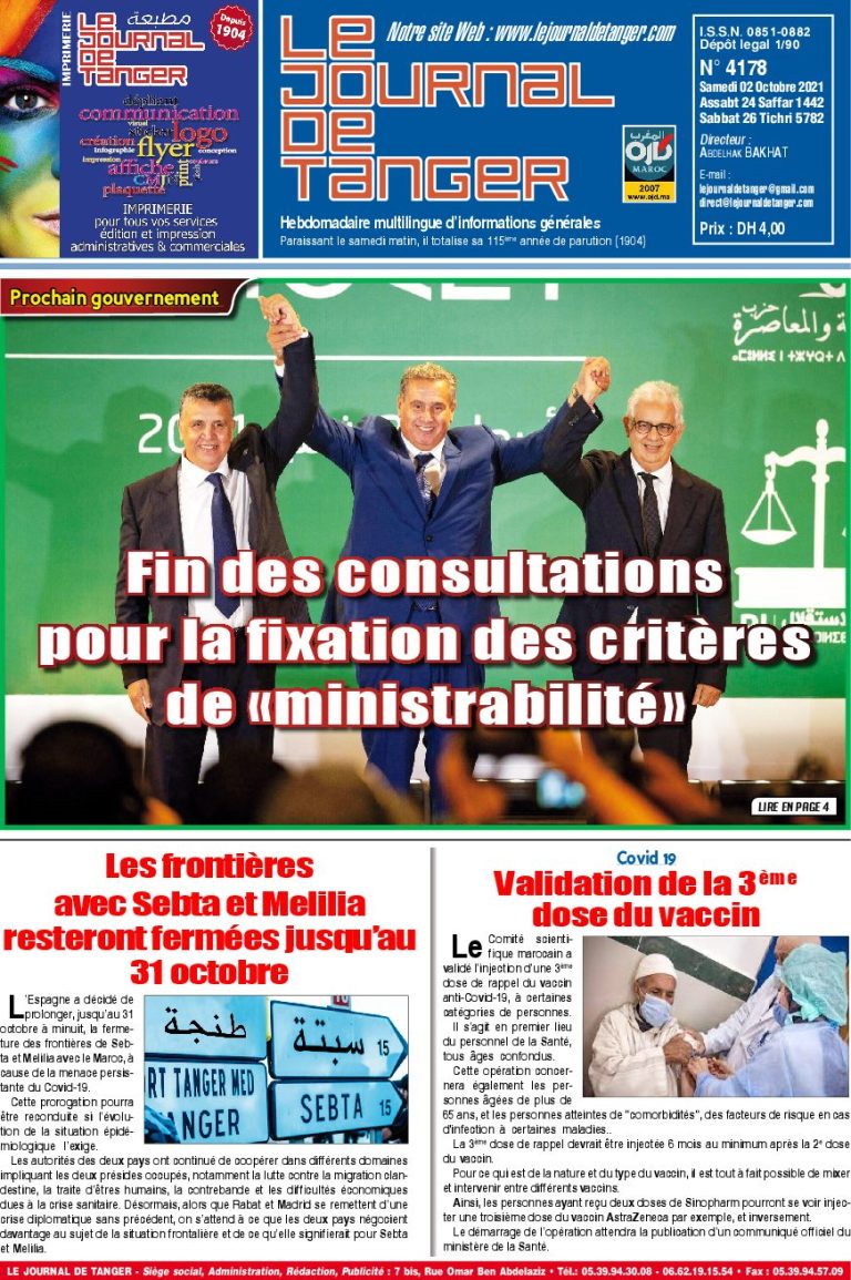 JDT 2 Octobre 2021 N° 4178