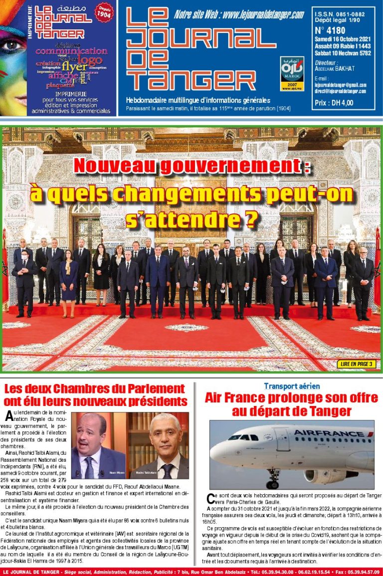 JDT 16 Octobre 2021 N° 4180