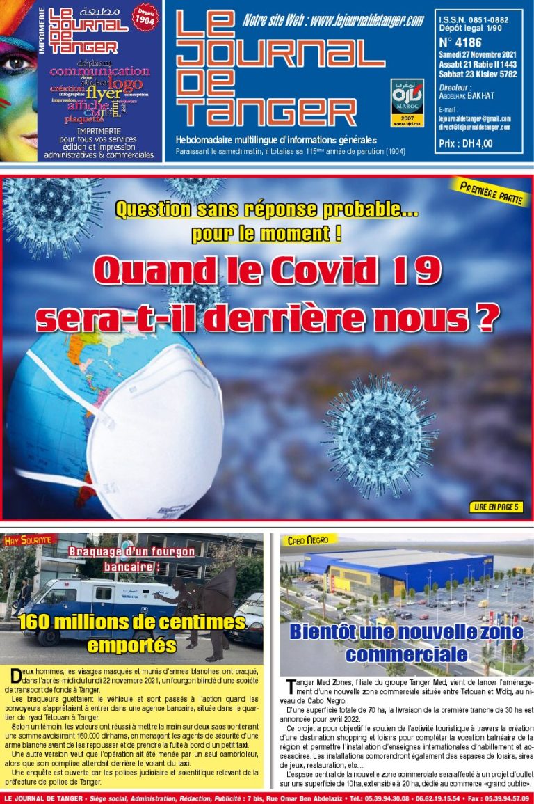JDT 27 Novembre 2021 N° 4186