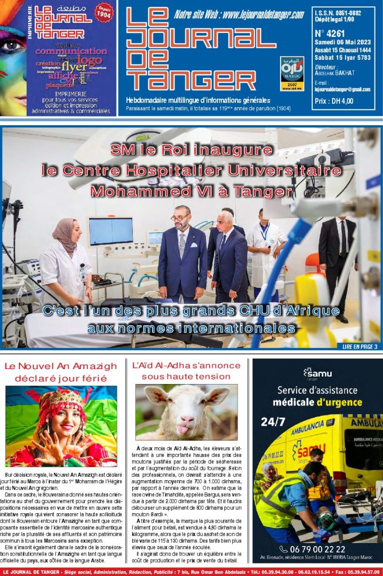 JDT 6 Mai 2023 N° 4261