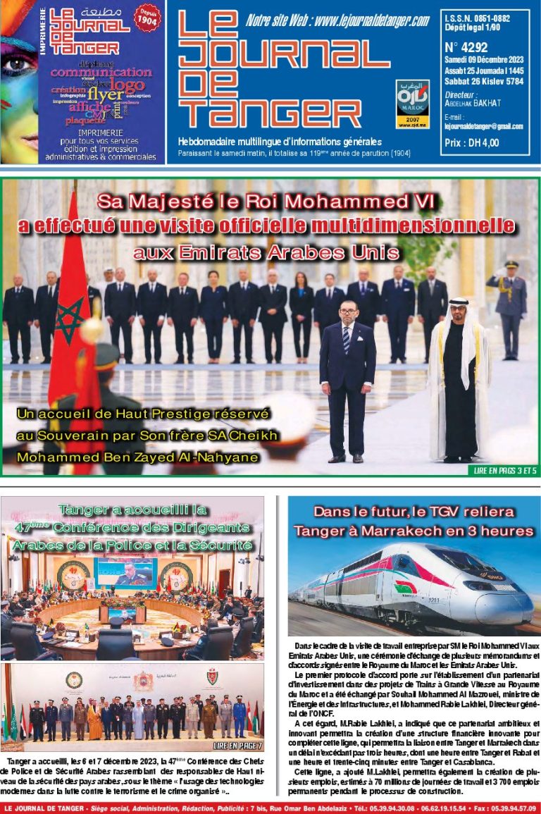 JDT 9 Décembre 2023 N° 4292