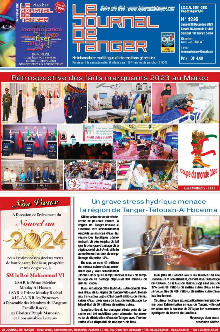 JDT 30 Décembre 2023 N° 4295
