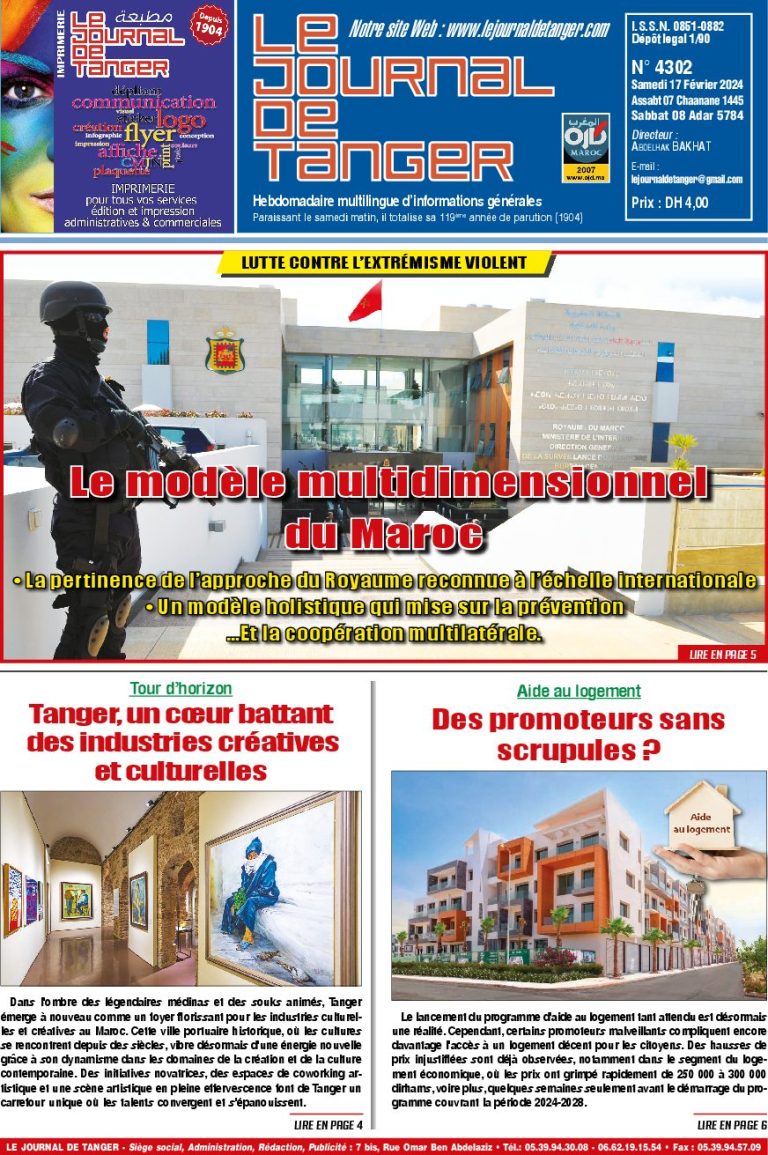 JDT 17 Février 2024 N° 4302