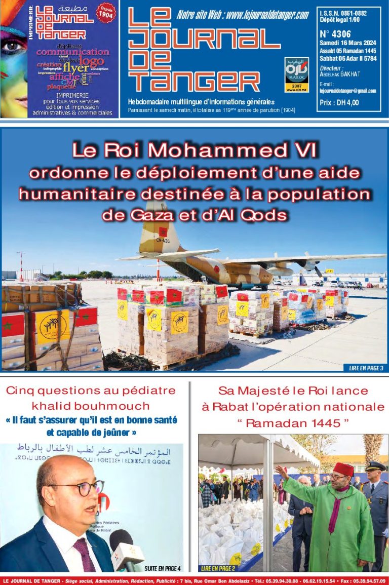 JDT 16 Mars 2024 N° 4306