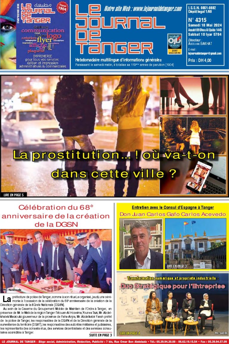JDT 18 Mai 2024 N° 4315