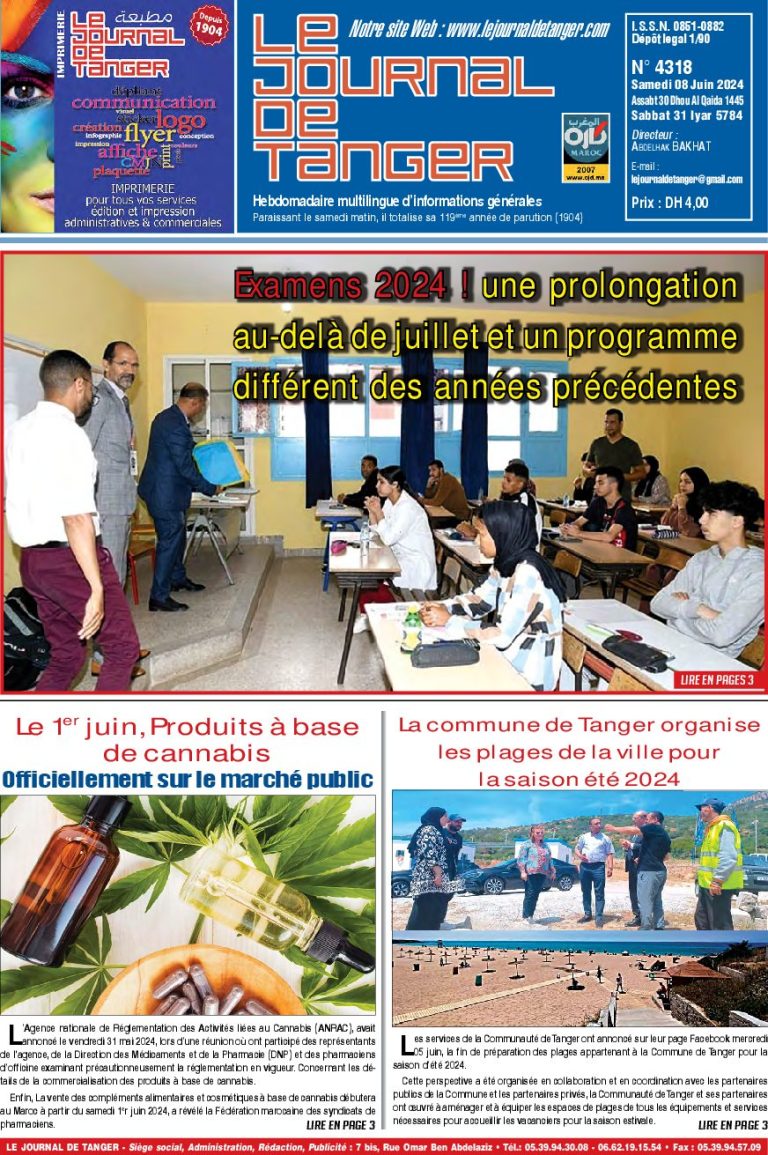 JDT 8 Juin 2024 N° 4318