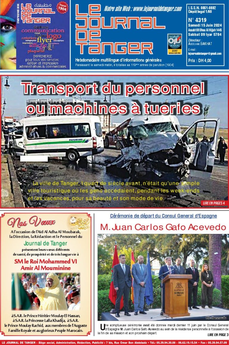 JDT 15 Juin 2024 N° 4319