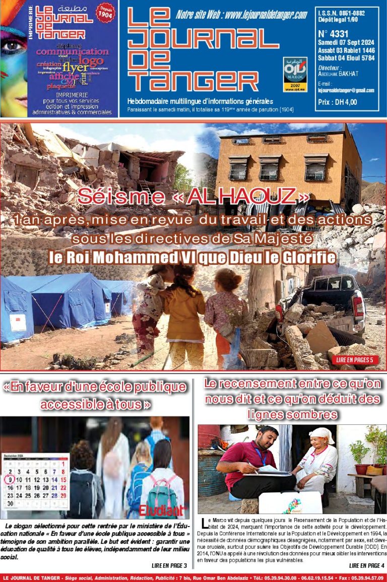 JDT 7 Septembre 2024 N° 4331