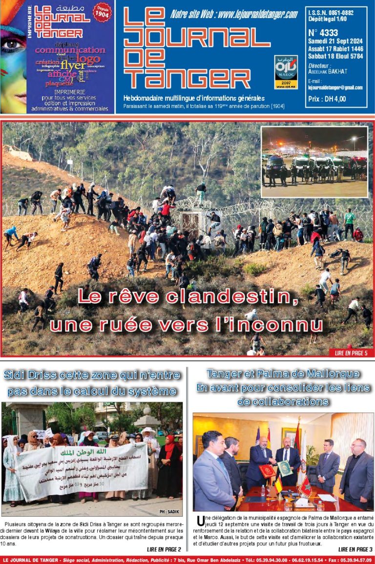 JDT 21 Septembre 2024 N° 4333