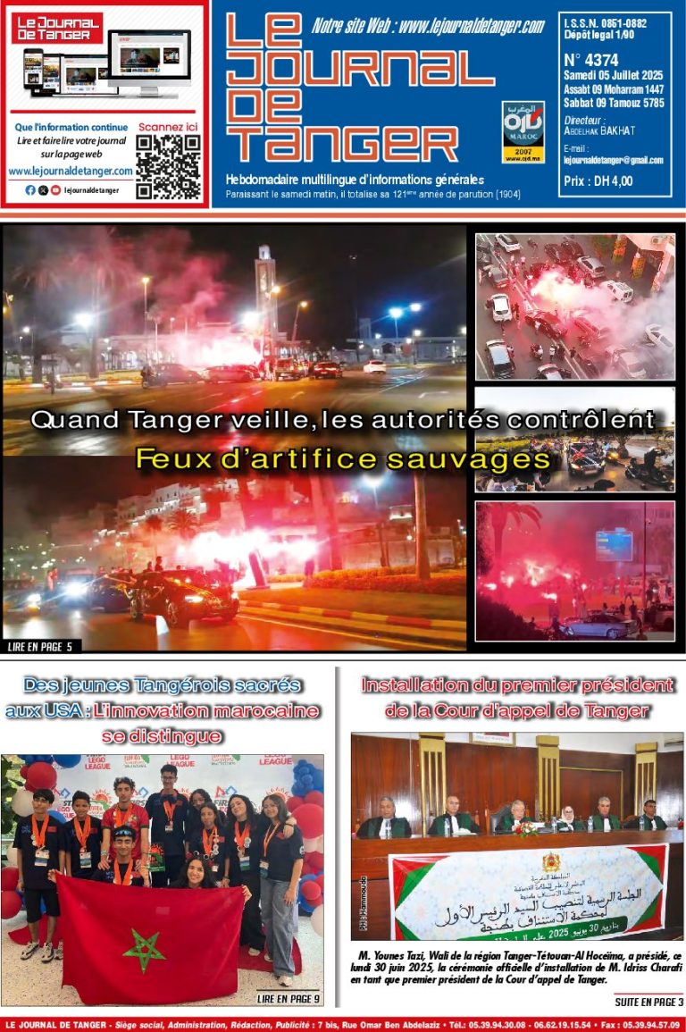 JDT 5 Juillet 2025 N° 4374