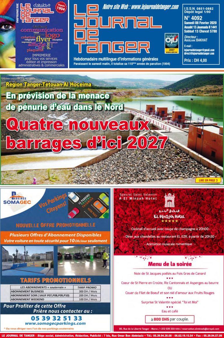JDT 8 Février 2020 N° 4092