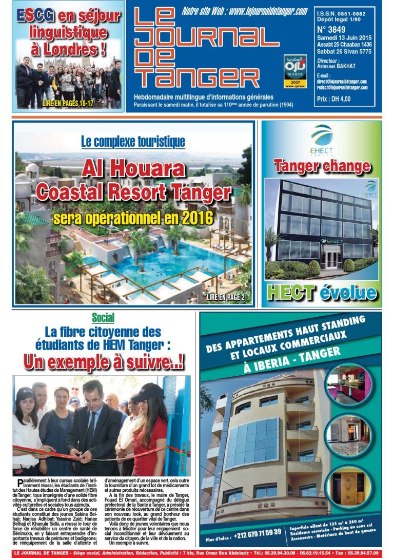 JDT 13 Juin 2015