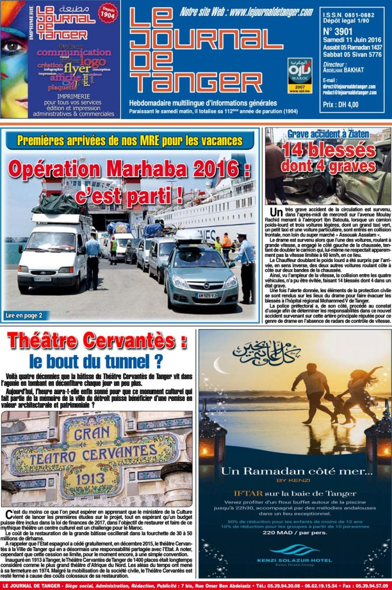 JDT 11 Juin 2016