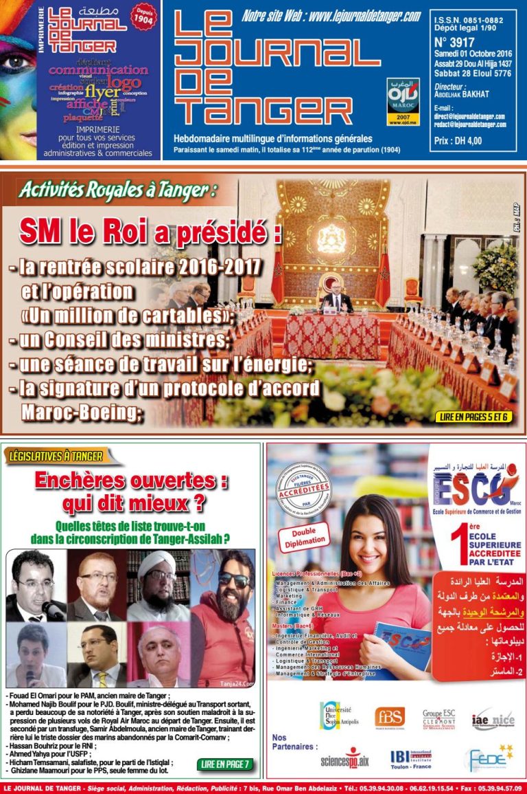 JDT 1 Octobre 2016