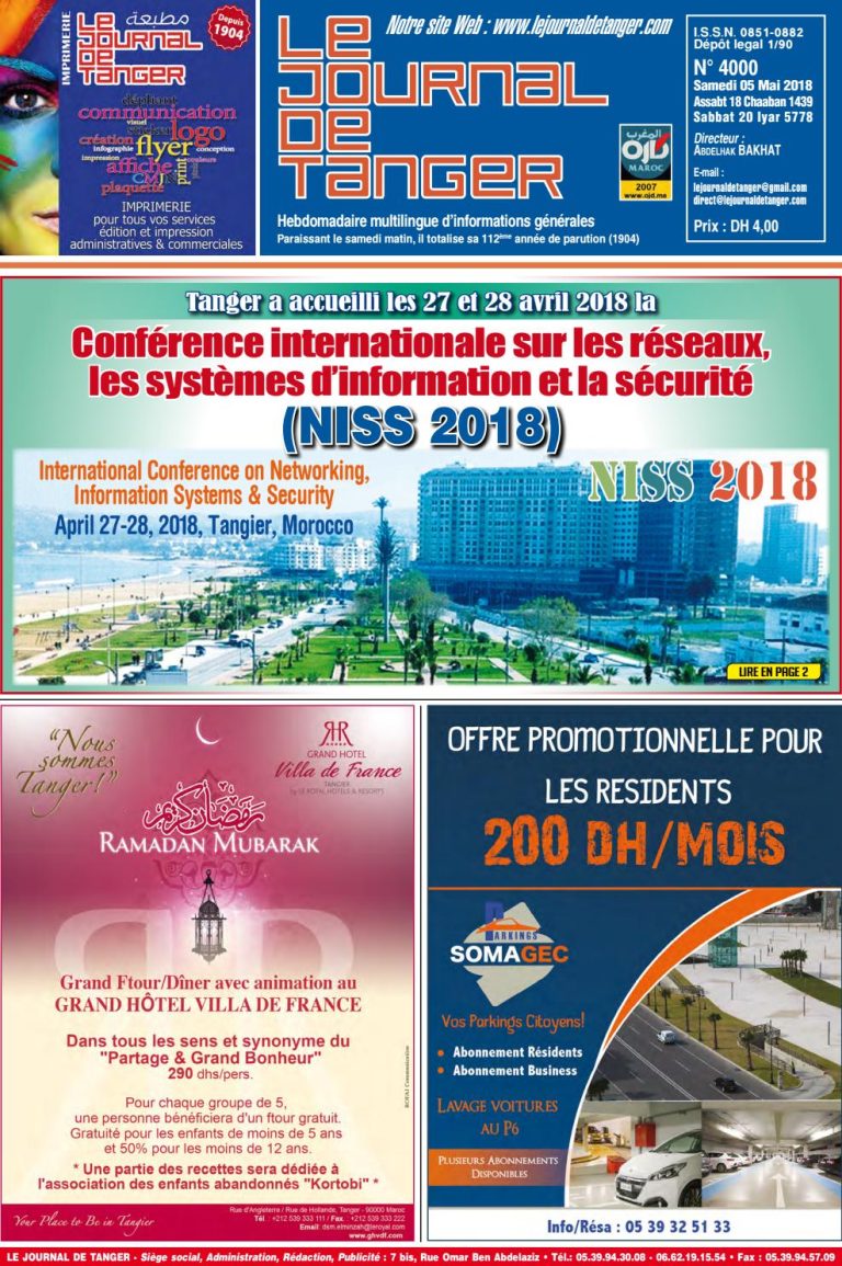 JDT 5 Mai 2018