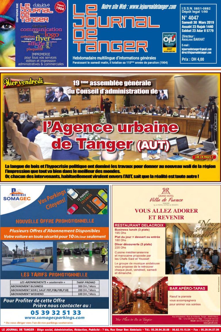 JDT 30 Mars 2019
