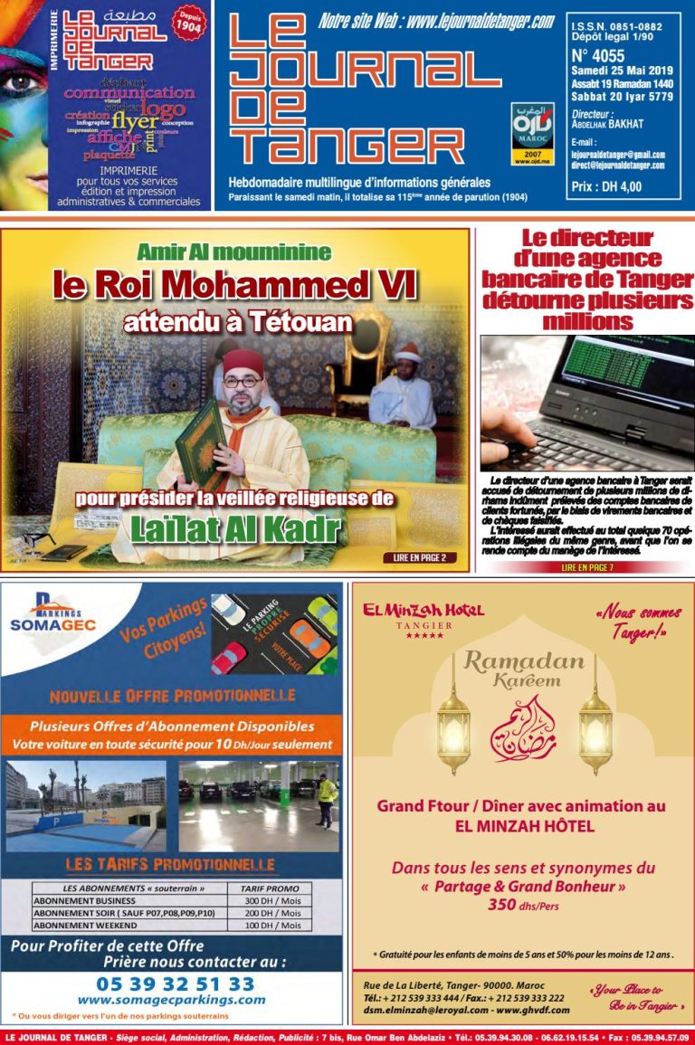 JDT 25 Mai 2019