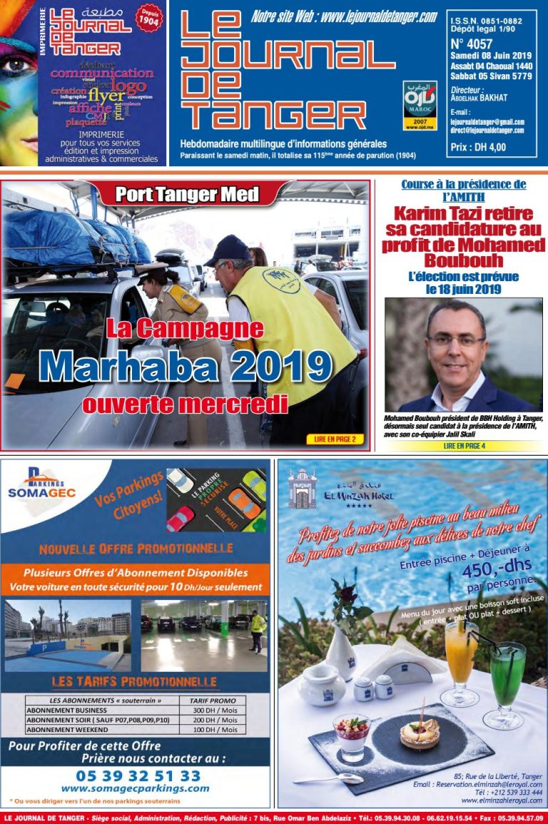 JDT 8 Juin 2019