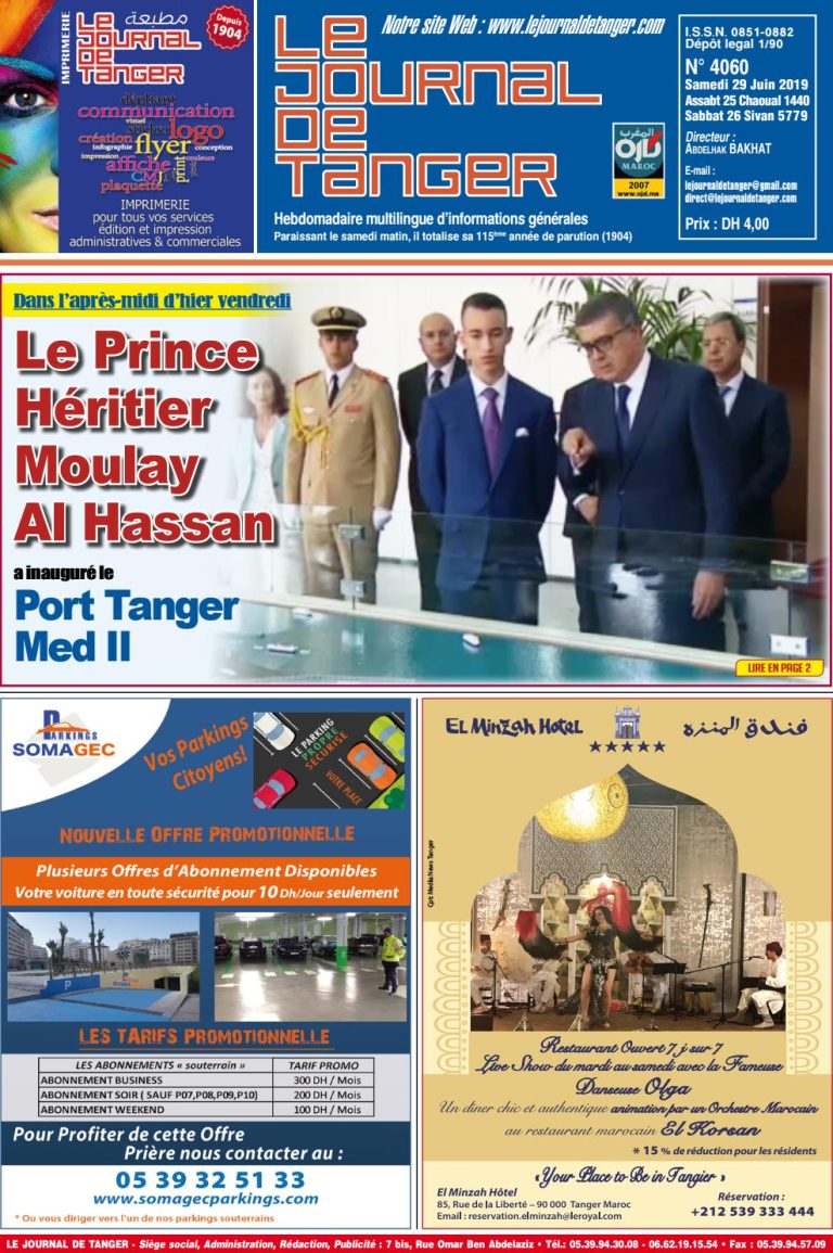 JDT 29 Juin 2019